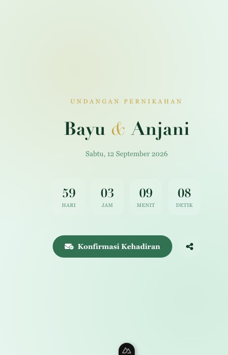 Preview template Barakah Hijau
