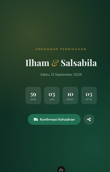 Preview template Cahaya Sakinah