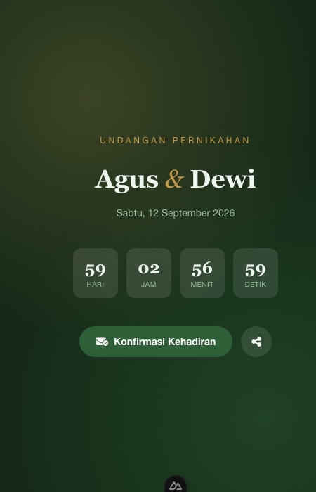 Preview template Hutan Pinus