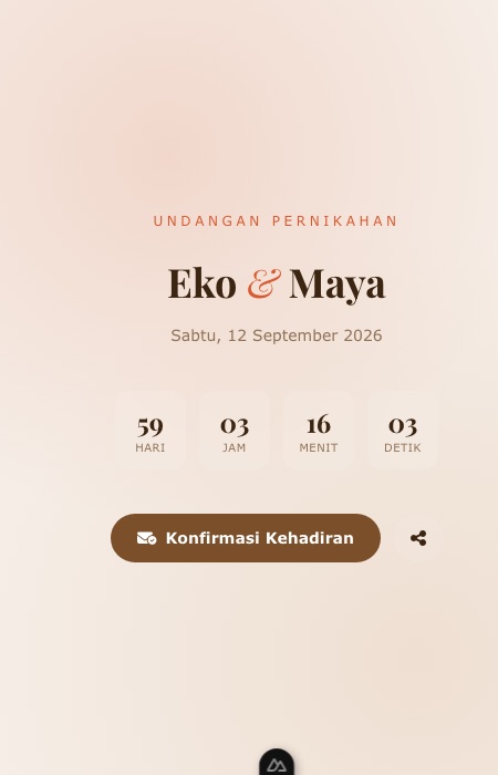 Preview template Keraton Senja