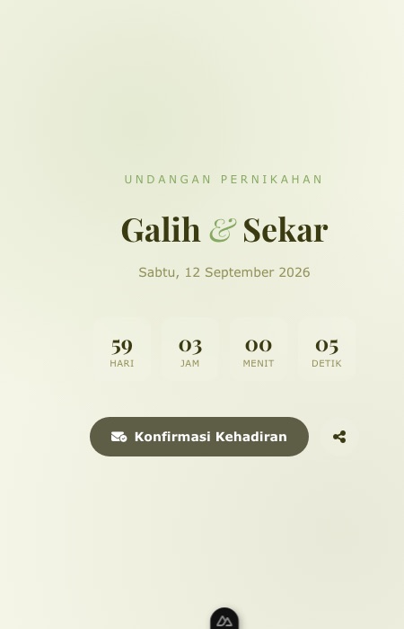 Preview template Melati Putih