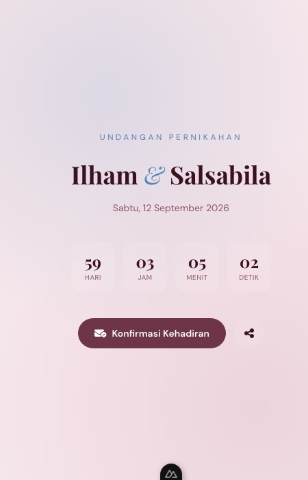 Preview template Pastel Fajar