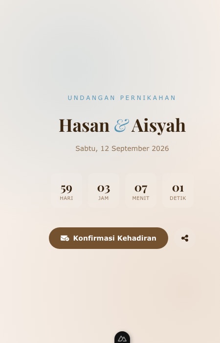 Preview template Salam Senja