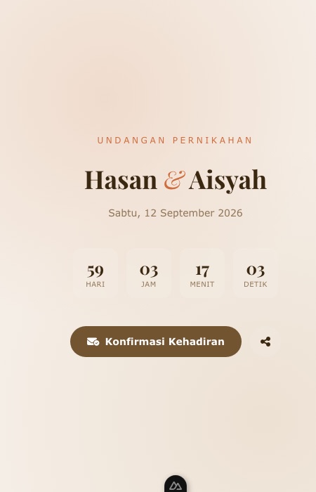 Preview template Truntum Asih